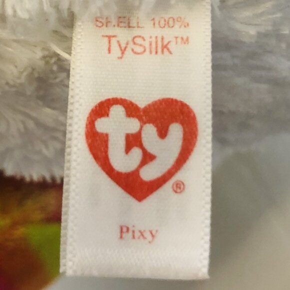 Ty Large 16" Beanie Boos Pixy Unicorn Plush Rainbow Stuffed Animal Glitter Eyes - Picture 12 of 14